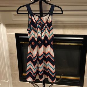 Zig Zag Print Dress